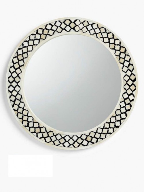 Handmade Bone Inlay Mirror